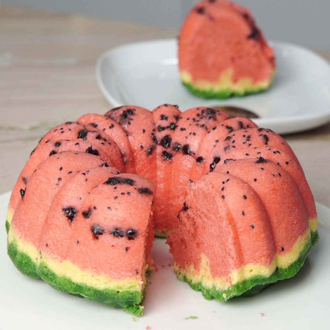 Recipe Watermelon Steamed Cake